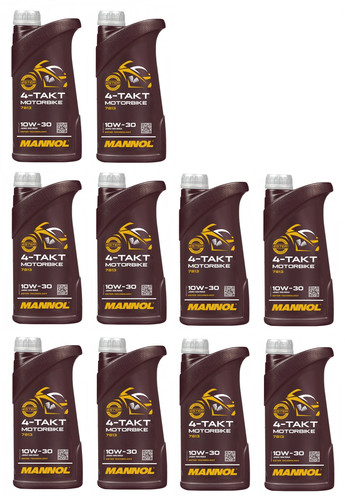 10x1l mannol 7813 motorbike - 10x1l,